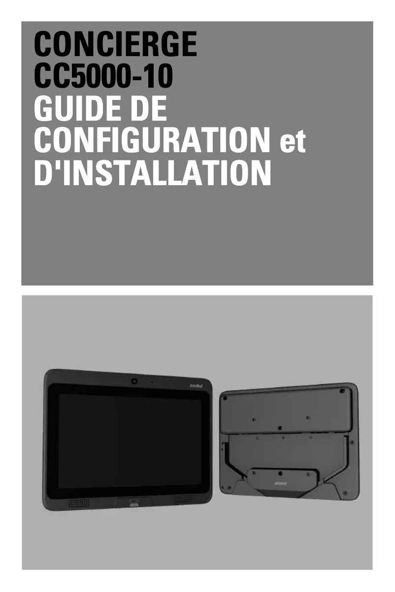 Page 1 de la notice Guide d'installation Zebra CC5000-10