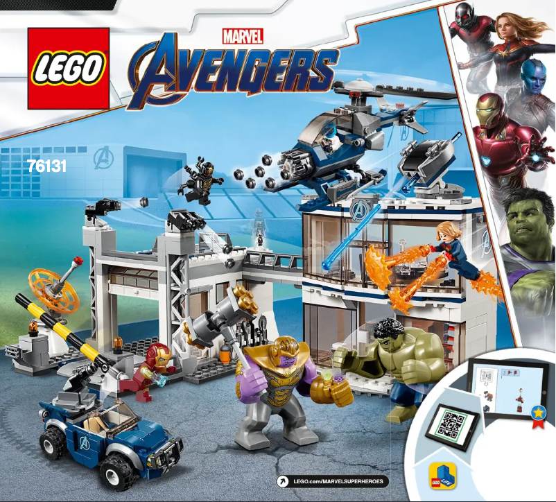 Page n°1 - Manuel utilisateur Lego Marvel Super Heroes 76131