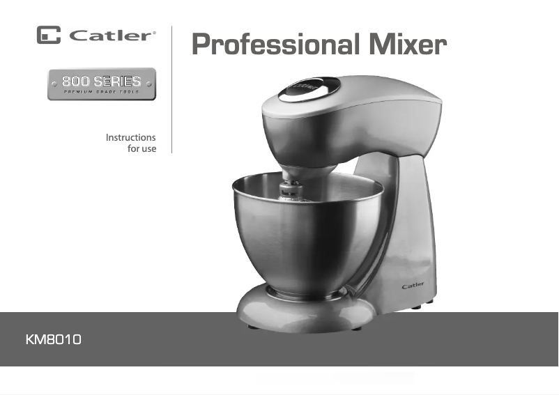 Page 1 de la notice Manuel utilisateur Catler KM 8010