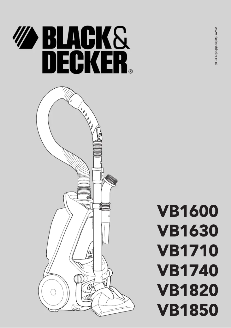 Page 1 de la notice Manuel utilisateur Black & Decker VB1630