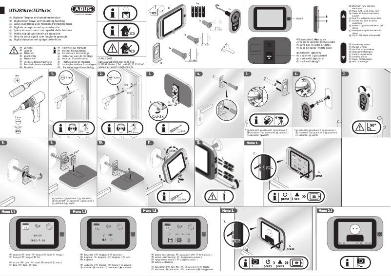 Image de la première page du manuel de l'appareil DTS2814