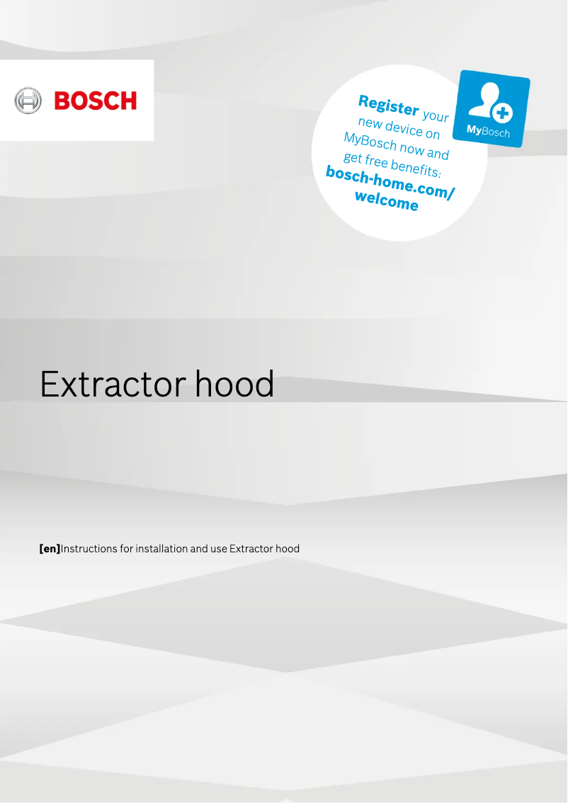 Page 1 de la notice Manuel utilisateur Bosch DFS067J50B