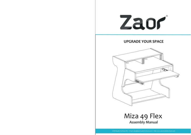 Image de la première page du manuel de l'appareil Miza 49 Flex