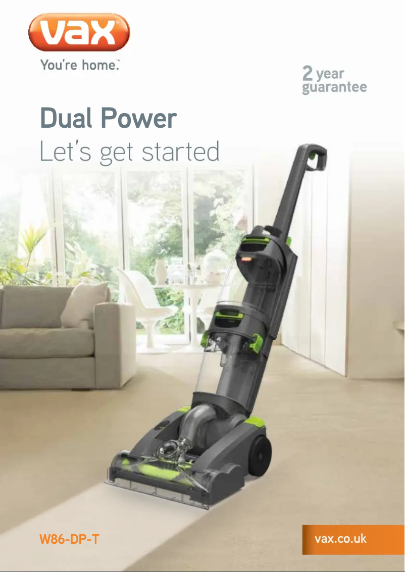 Image de la première page du manuel de l'appareil Dual Power W86-DP-P