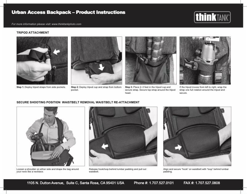 Image de la première page du manuel de l'appareil Urban Access