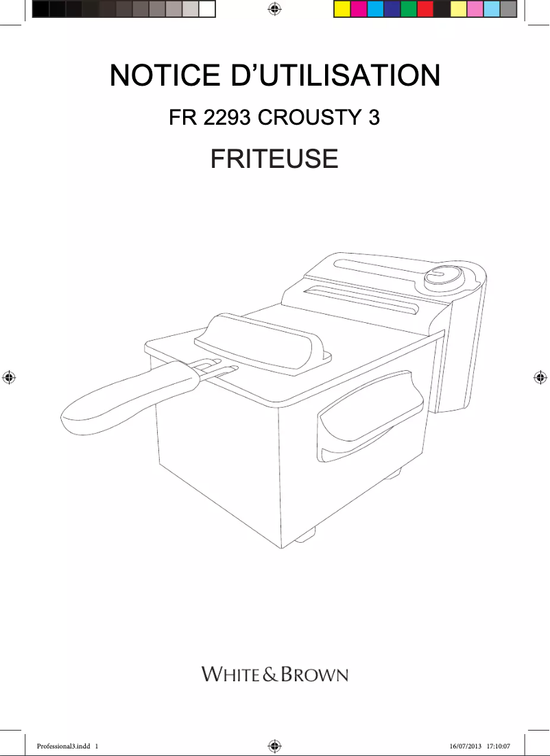 Page n°1 - Manuel utilisateur White & Brown FR 2293