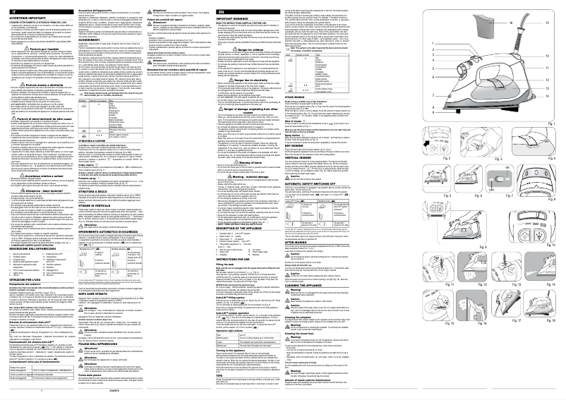 Page 1 de la notice Manuel utilisateur Ariete 6213