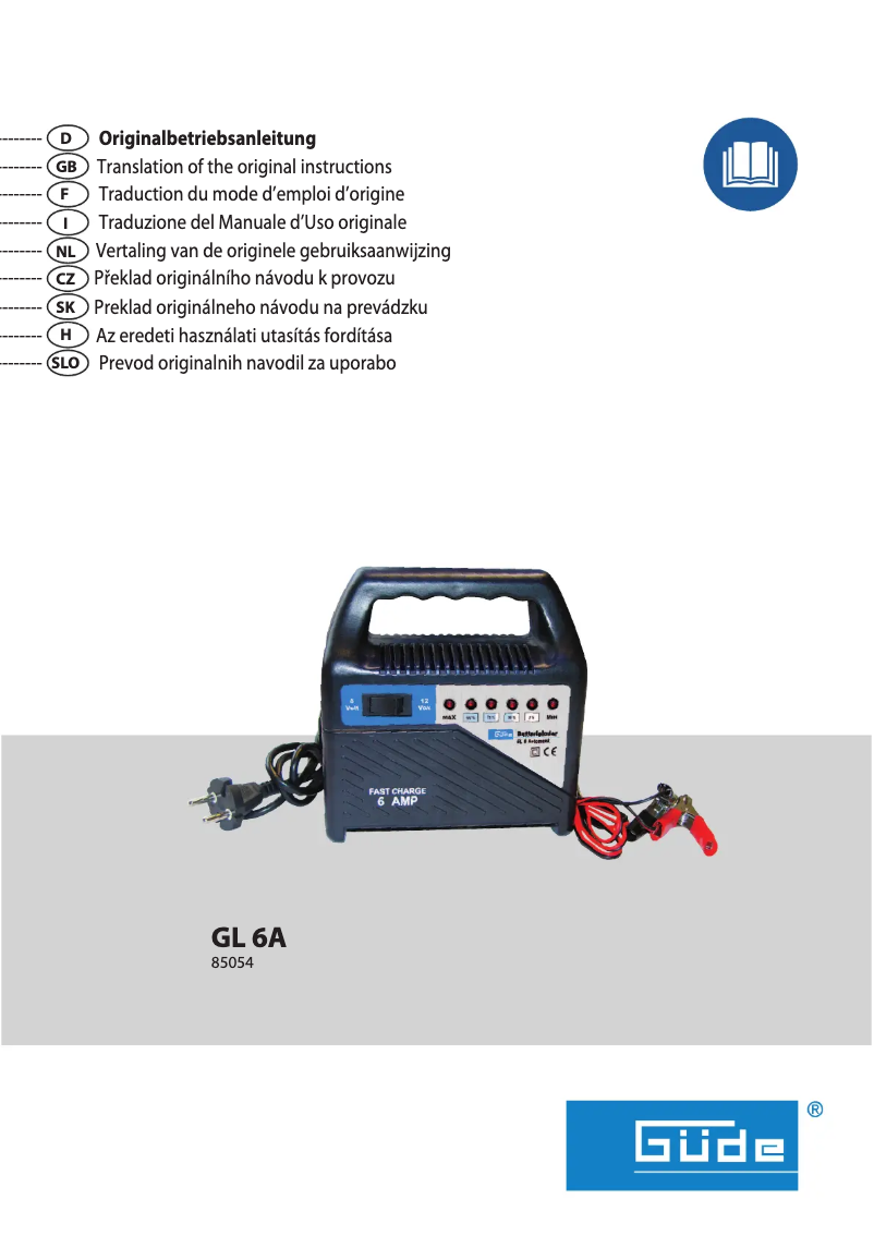 Página 1 del manual Manual de usuario Güde 85054