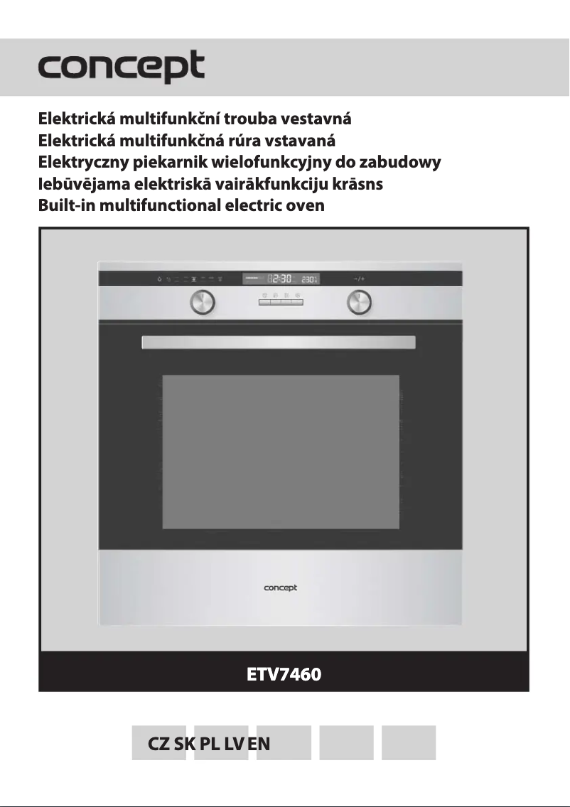 Página 1 del manual Manual de usuario Concept ETV7460