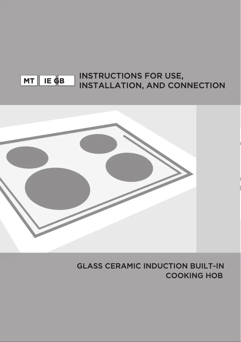 Page 1 de la notice Guide d'installation Gorenje IT614CSC