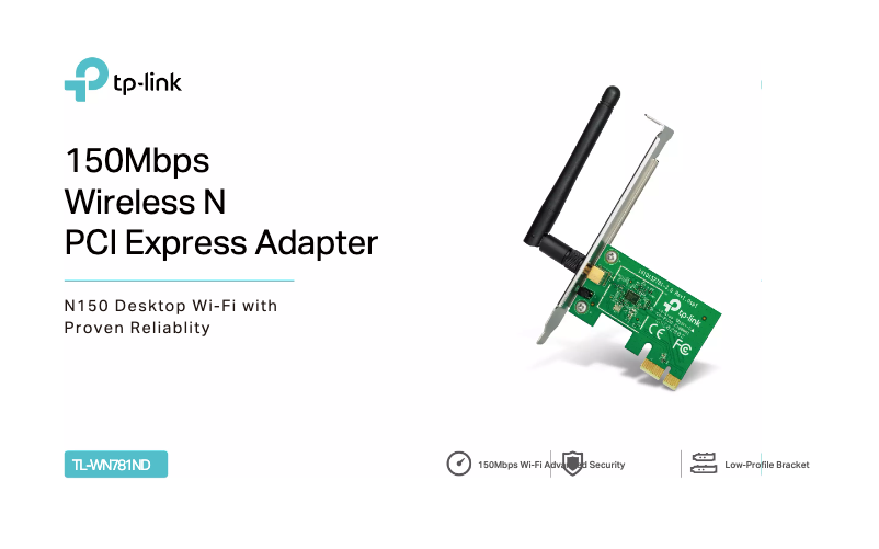 Page 1 de la notice Fiche technique TP-Link TL-WN781ND