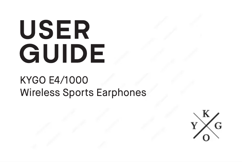 Image de la première page du manuel de l'appareil E4/1000