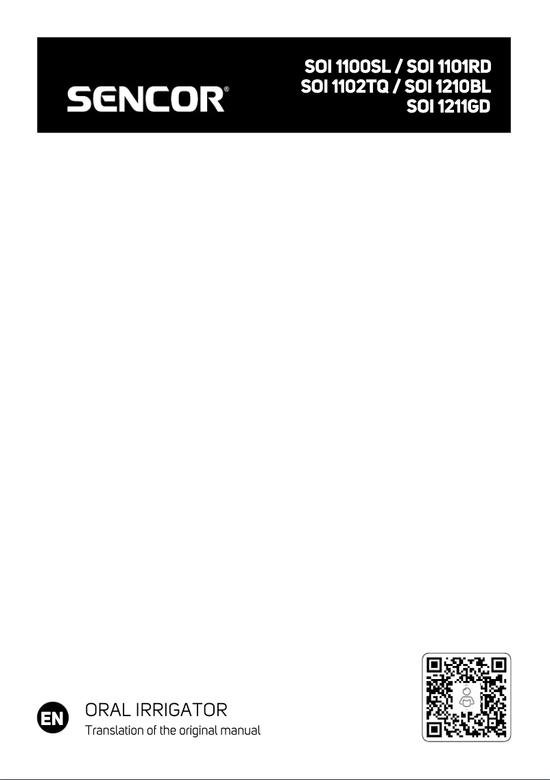 Page 1 de la notice Manuel utilisateur Sencor SOI 1210BL