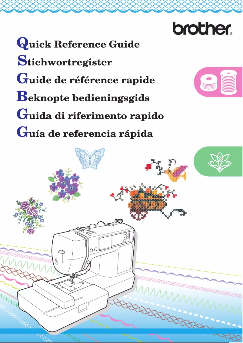 Page 1 de la notice Manuel utilisateur Brother PE-430