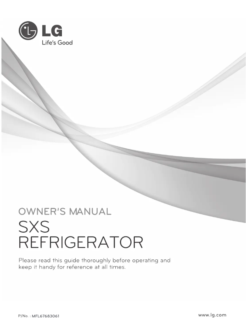 Page 1 de la notice Manuel utilisateur LG GC-B209BTM