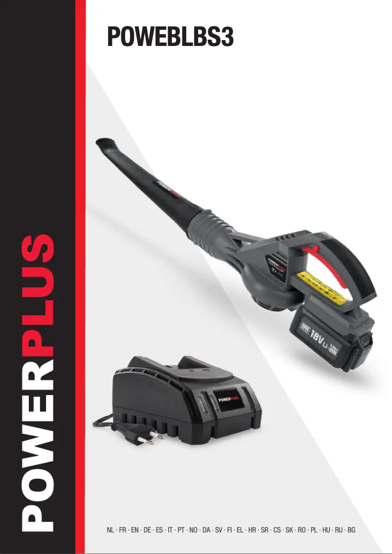 Page 1 de la notice Manuel utilisateur PowerPlus POWEBLBS3