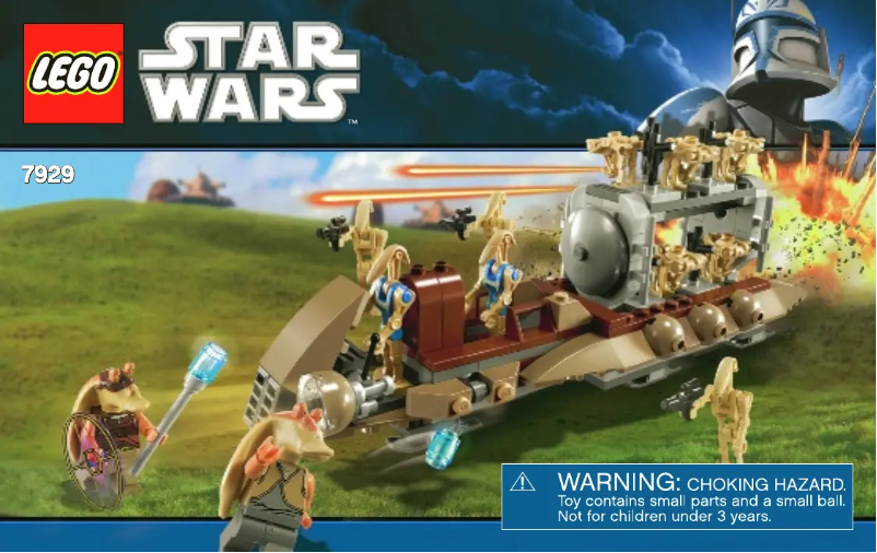 Page n°1 - Manuel utilisateur Lego Star Wars 7929