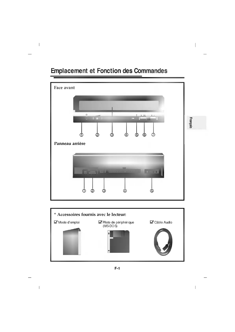Page n°1 - Manuel utilisateur LG CRD-8520B