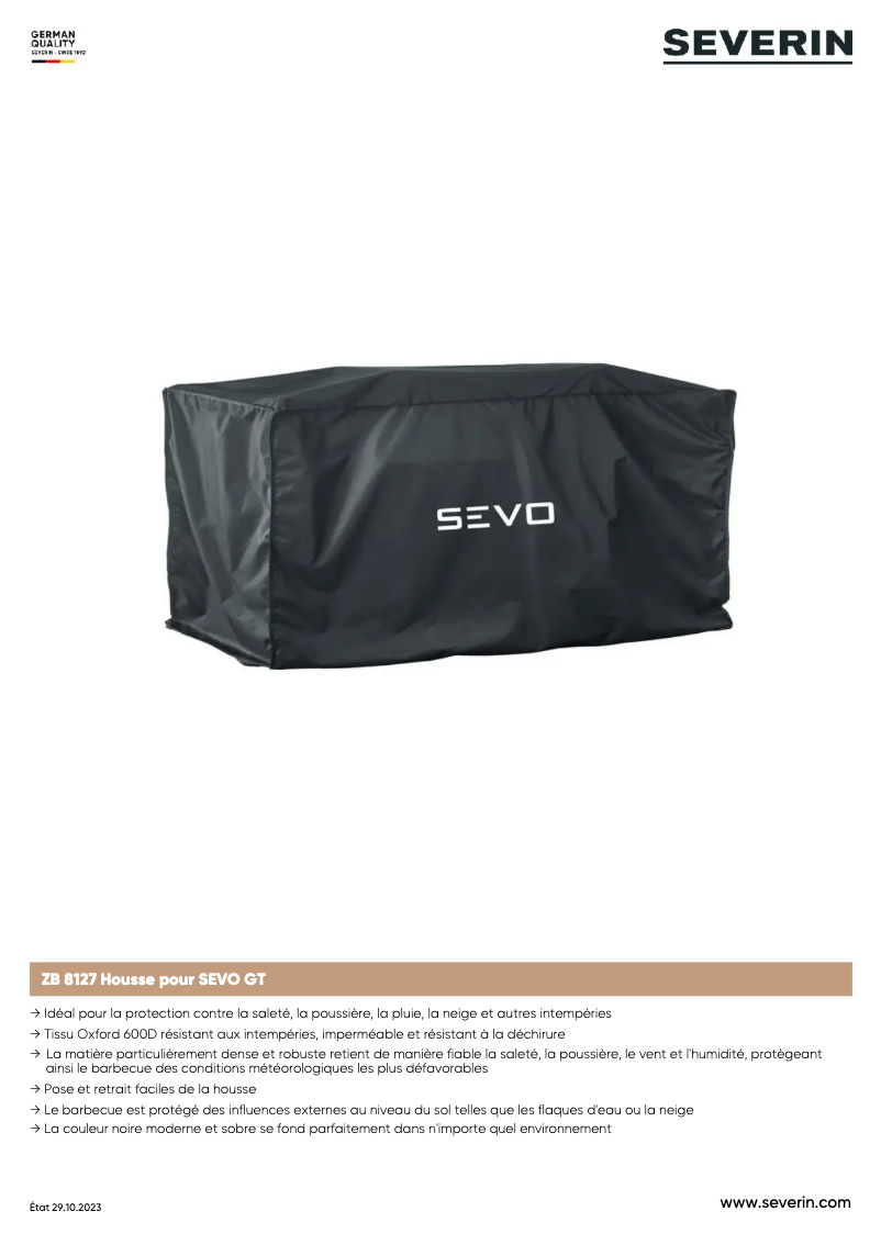 Image de la première page du manuel de l'appareil ZB 8127