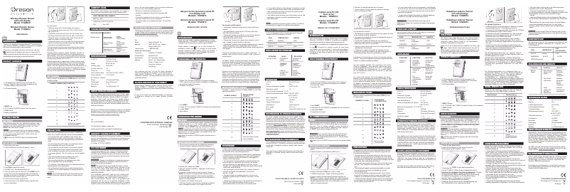 Page 1 de la notice Manuel utilisateur Oregon Scientific THGR810