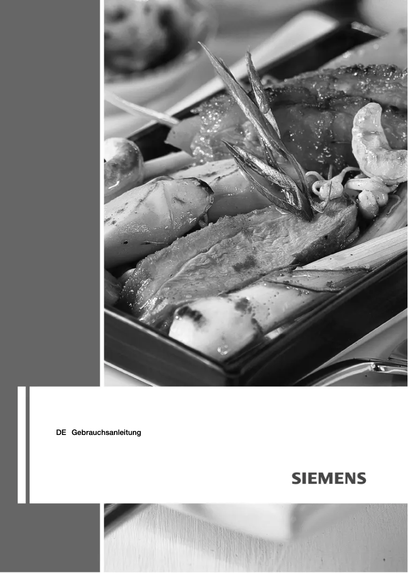 Page n°1 - Manuel utilisateur Siemens ET775MD11E