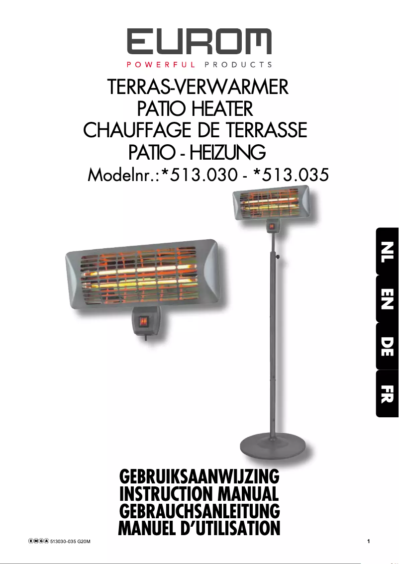Page n°1 - Manuel utilisateur Emga 513030