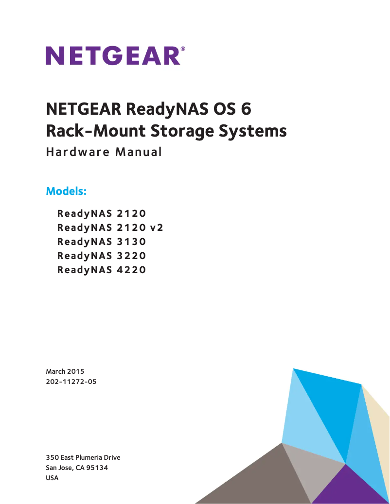 Página 1 del manual Manual de usuario Netgear ReadyNAS 2120