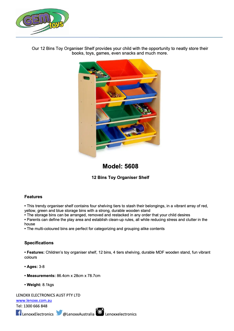 Image de la première page du manuel de l'appareil 5608