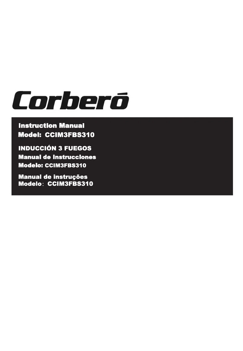 Image de la première page du manuel de l'appareil CCIM3FBS310