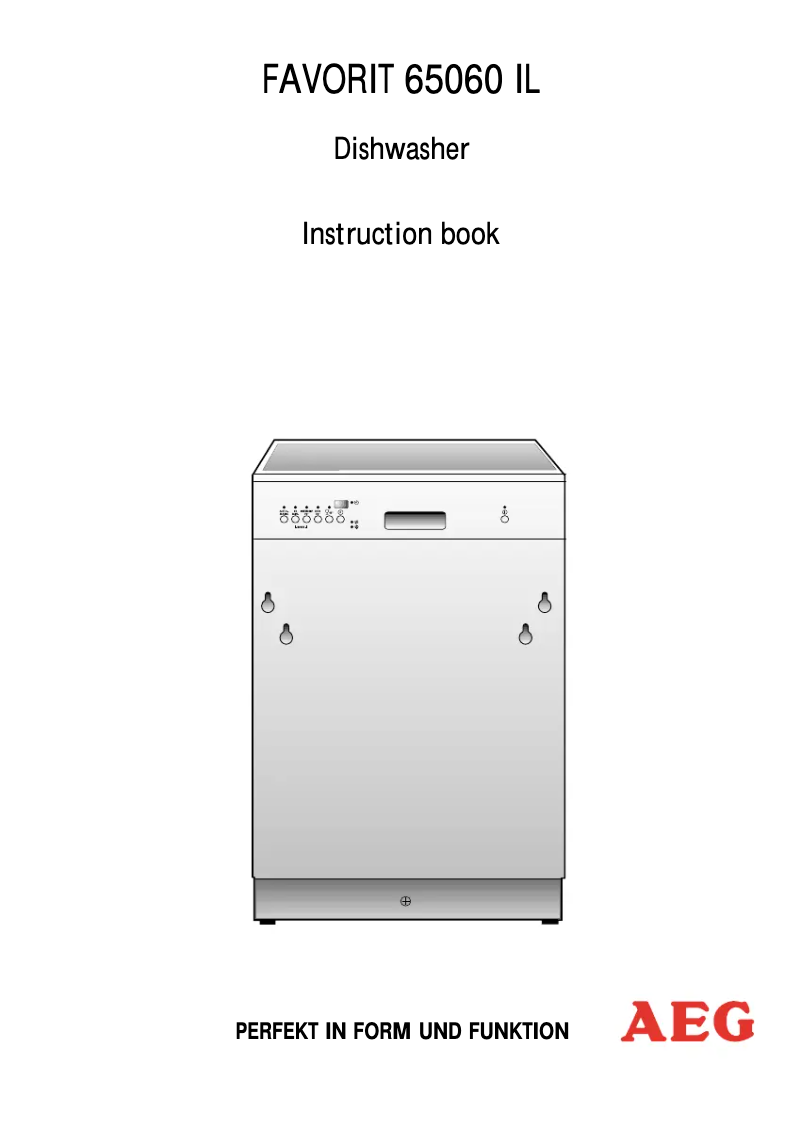 Image de la première page du manuel de l'appareil F 65060 VI