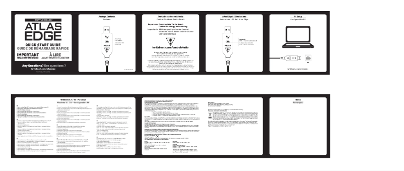 Page 1 de la notice Manuel utilisateur Roccat Atlas Edge