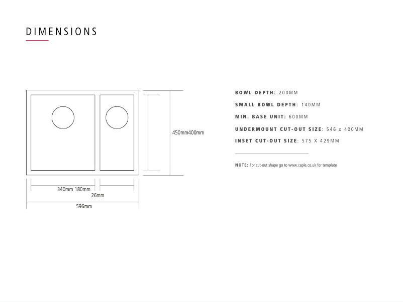 Page 1 de la notice Manuel utilisateur Caple Zero 150R