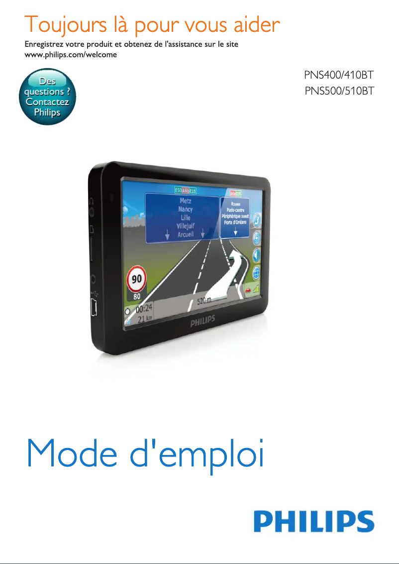 Page n°1 - Manuel utilisateur Philips PNS400