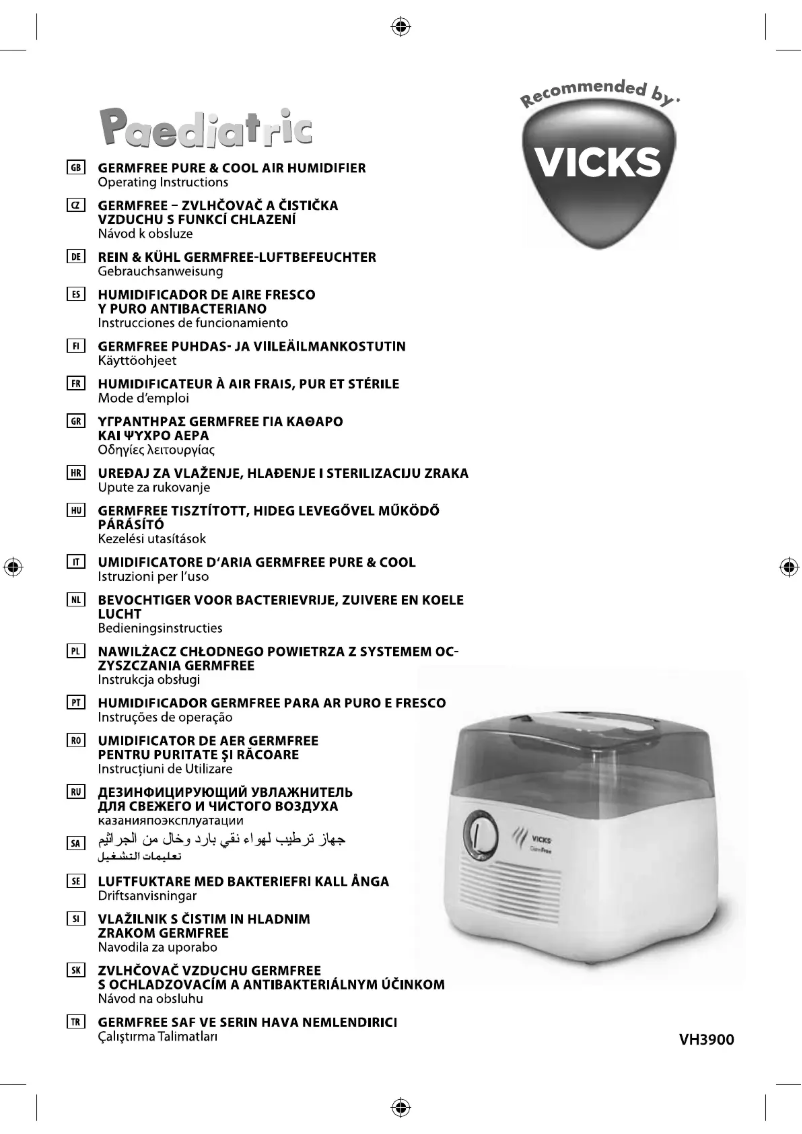 Page 1 de la notice Manuel utilisateur Braun VH3900