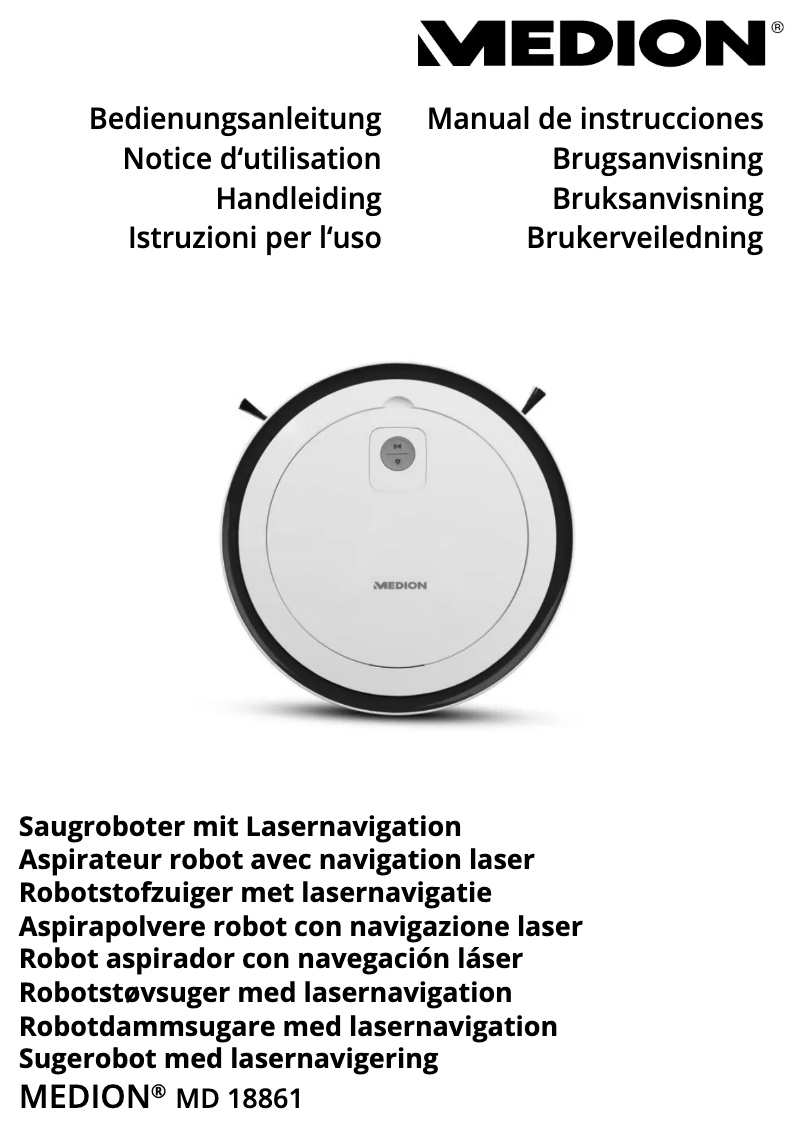 Page 1 de la notice Manuel utilisateur Medion MD 18861