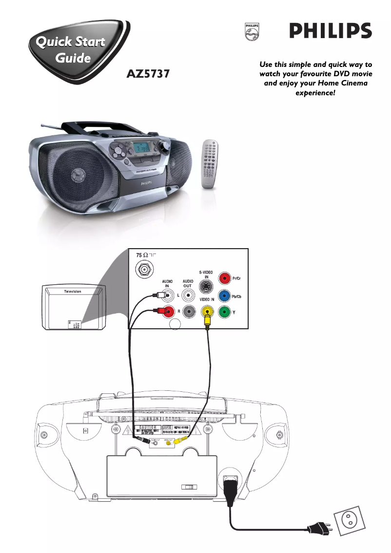 Image de la première page du manuel de l'appareil AZ5737