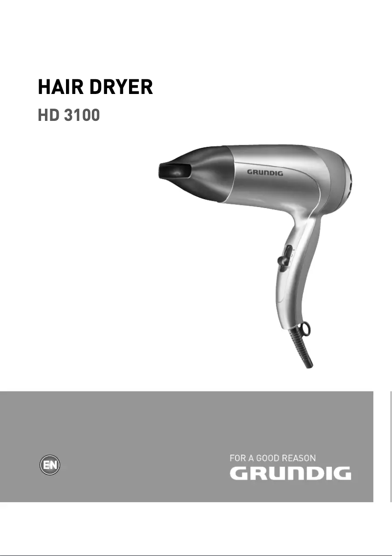 Page n°1 - Manuel utilisateur Grundig HD 3100