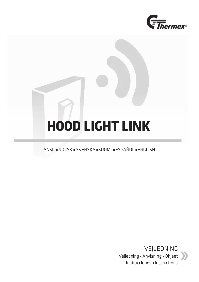 Page n°1 - Manuel utilisateur Thermex Hood Light Link