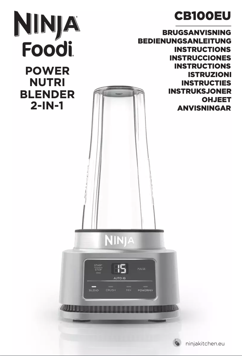 Image de la première page du manuel de l'appareil Foodi Power Nutri 2 in 1 CB100EU