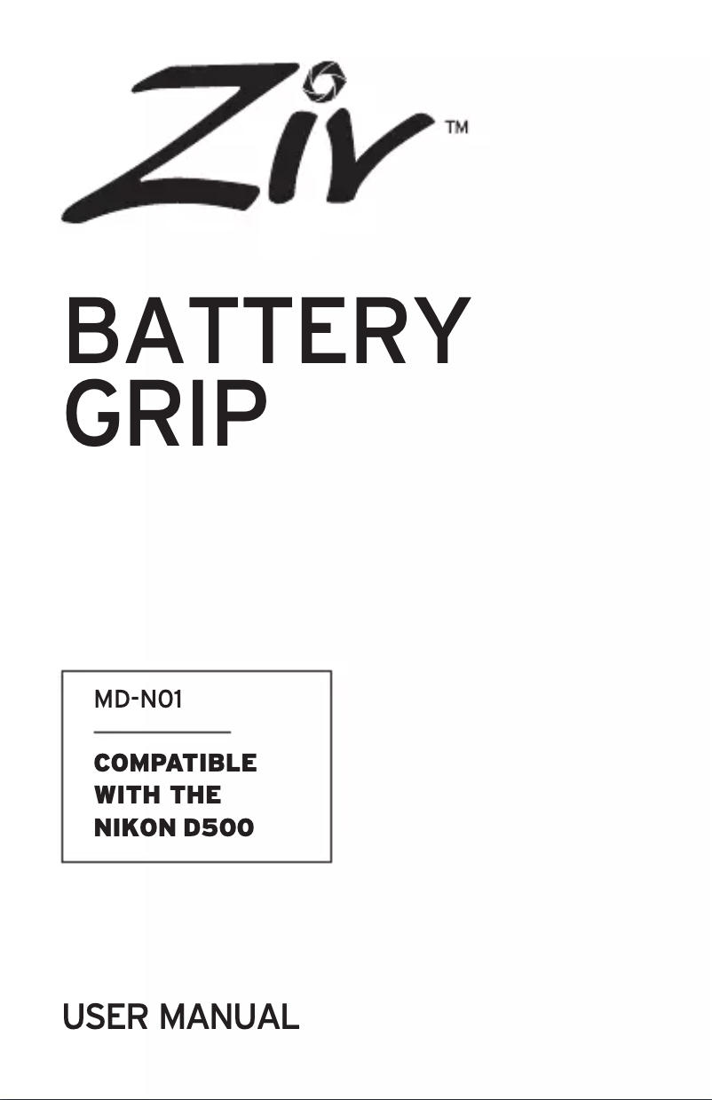 Page 1 de la notice Manuel utilisateur Ziv MD-N01