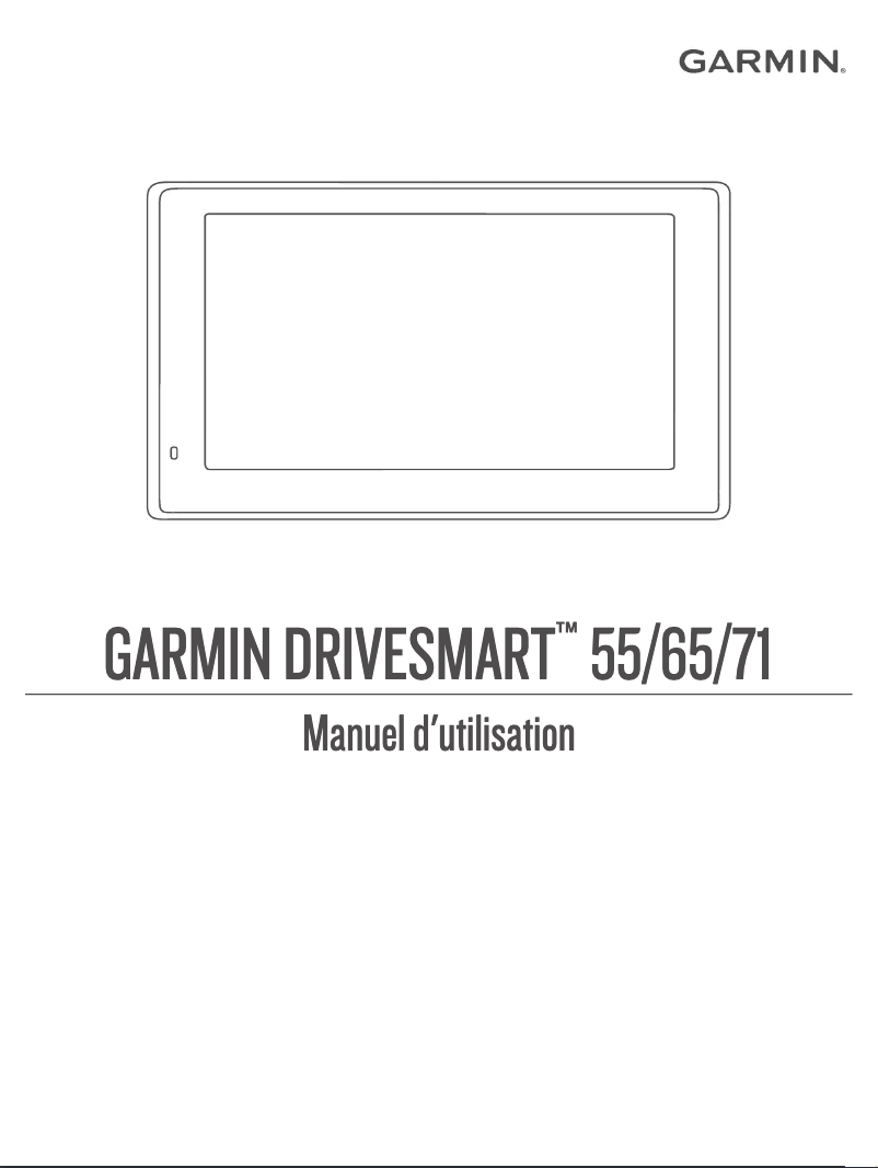 Page 1 de la notice Manuel utilisateur Garmin Drive 55