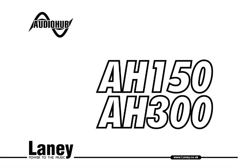 Page 1 de la notice Manuel utilisateur Laney Audiohub AH150