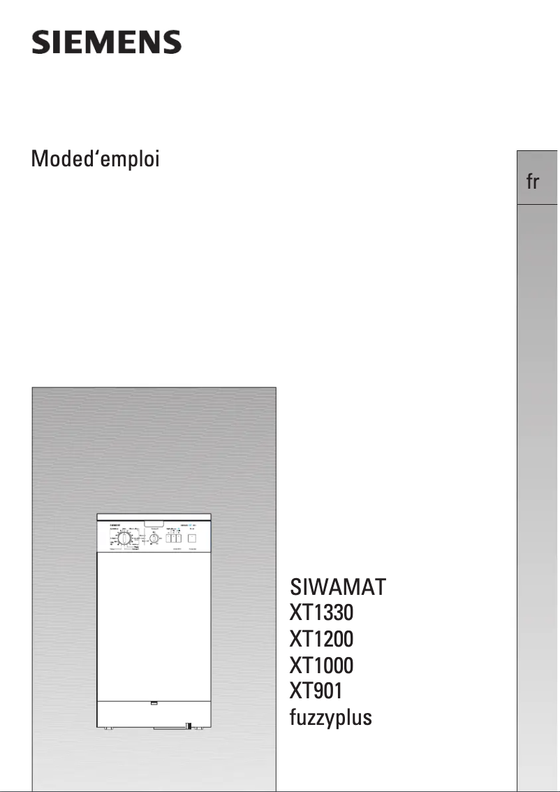 Image de la première page du manuel de l'appareil WXT1330FF