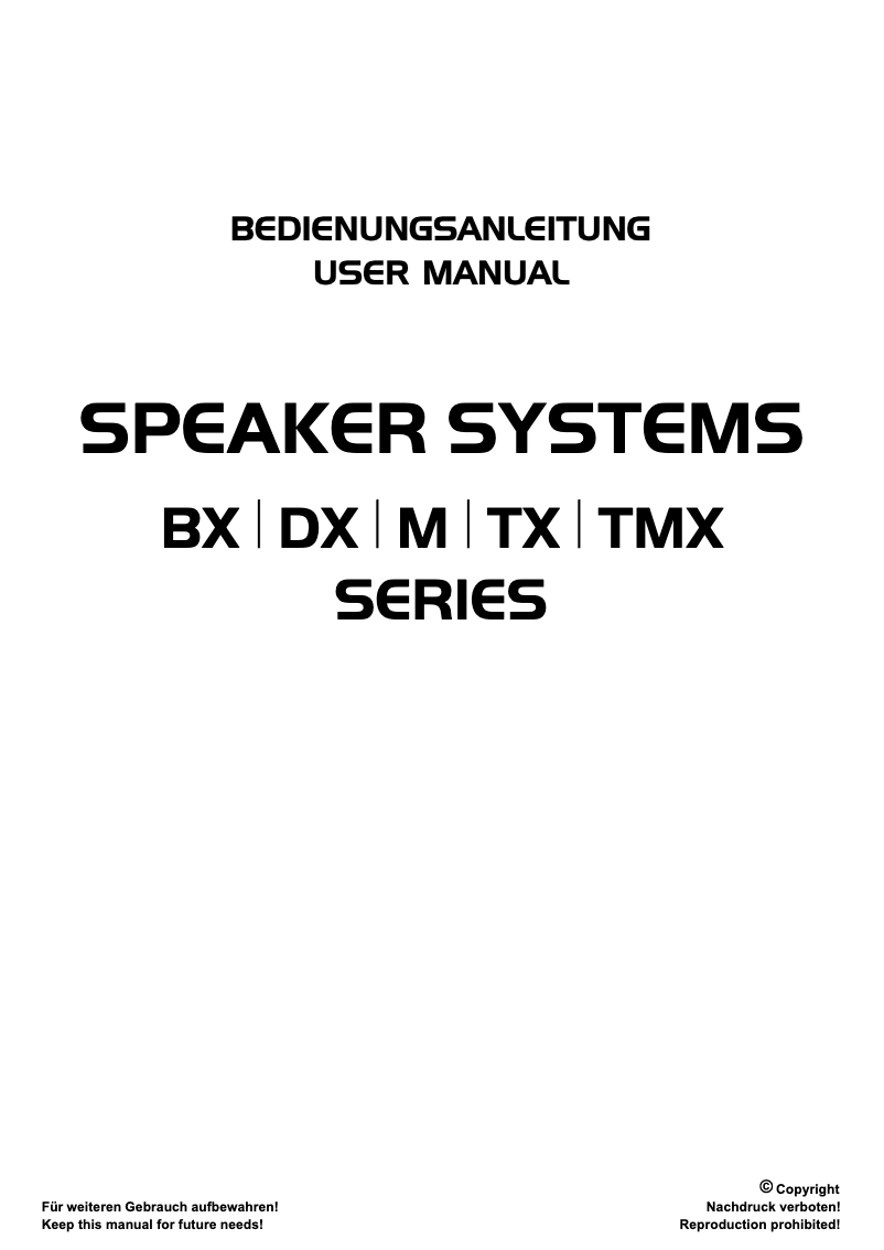 Page n°1 - Manuel utilisateur Omnitronic DX-2522