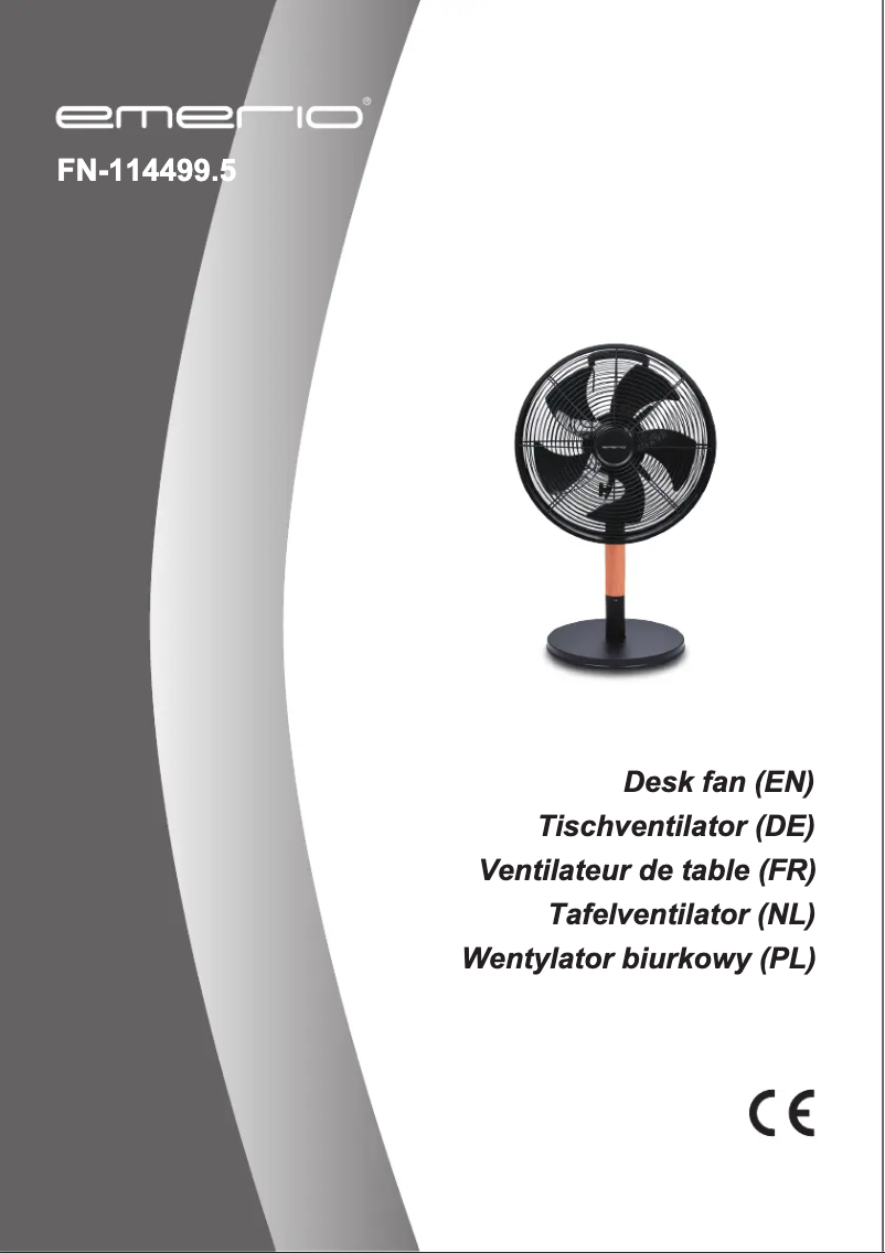 Image de la première page du manuel de l'appareil FN-114499