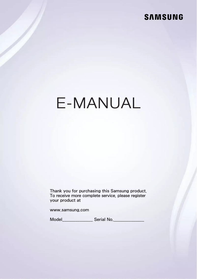 Imagen de la primera página del manual del dispositivo UN65HU8500F