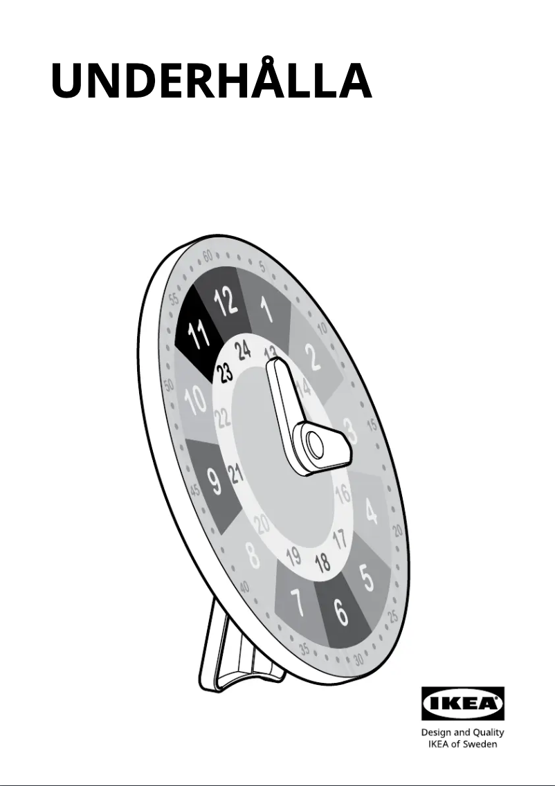 Image de la première page du manuel de l'appareil UNDERHÅLLA 105.151.88