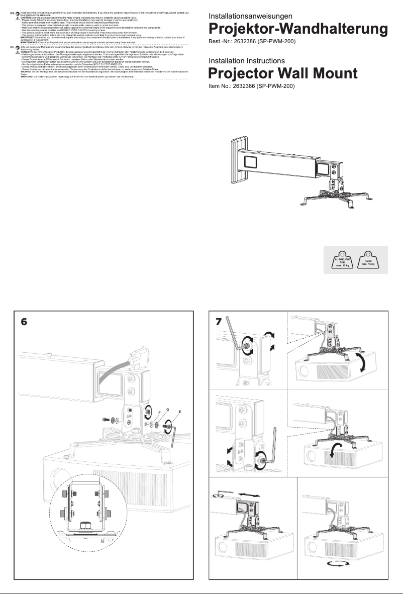 Image de la première page du manuel de l'appareil SP-PWM-200