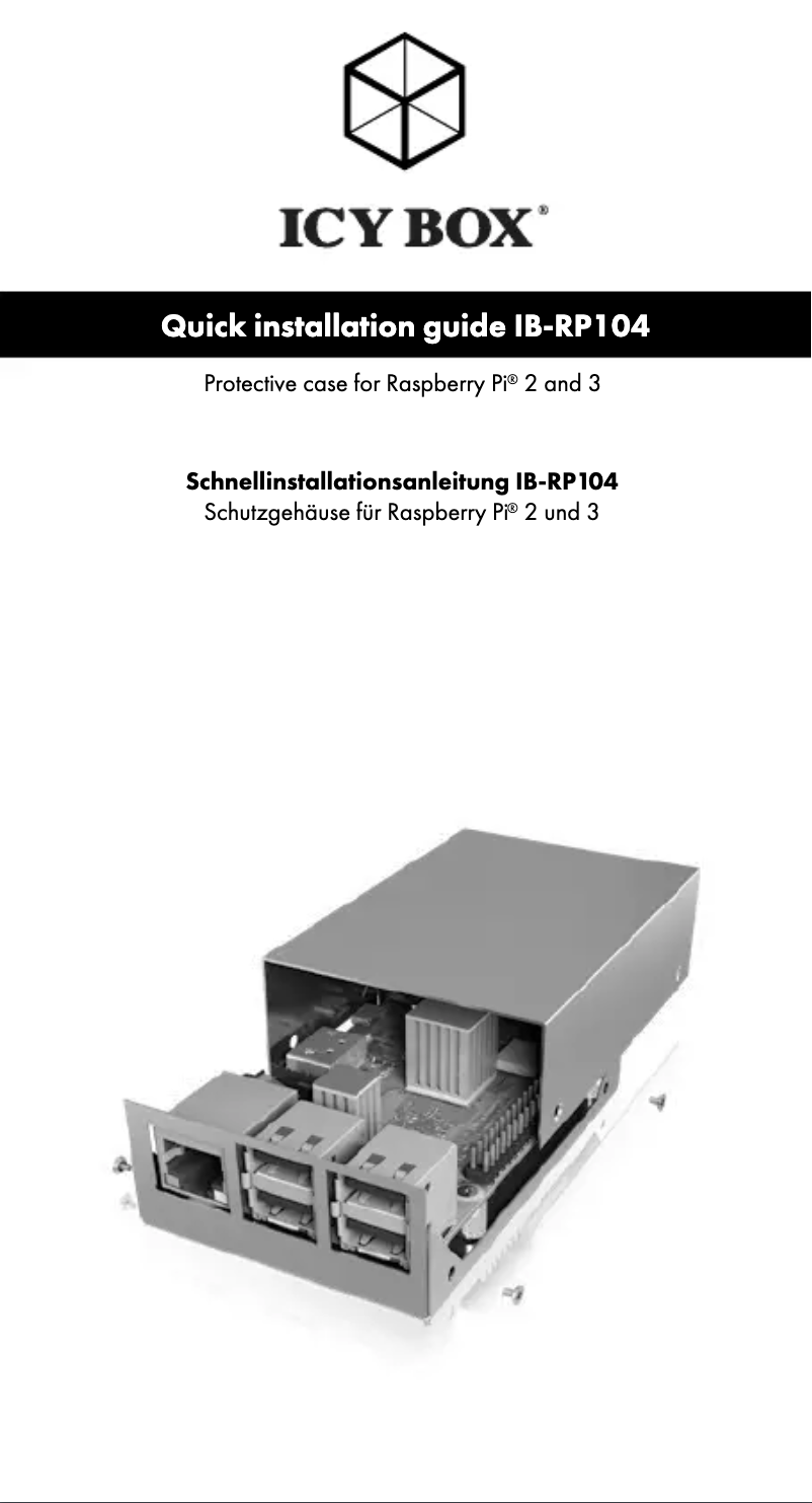 Page n°1 - Manuel utilisateur Raidsonic IB-RP104-B