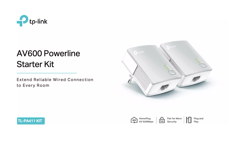 Image de la première page du manuel de l'appareil TL-PA411